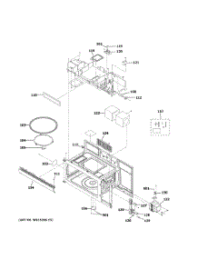 Oven Cavity Parts parts for Ge Microwave JVM3160EF5ES from AppliancePartsPros.com