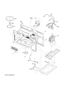 Interior Parts 1 parts for Ge Microwave JVM3162RJ6SS from AppliancePartsPros.com