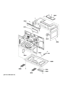 Oven Cavity Parts parts for Ge Microwave JVM6172DK6BB from AppliancePartsPros.com