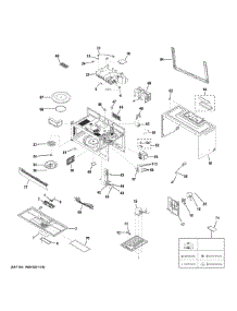 Oven Cavity Parts parts for Ge Microwave JVM6175DK3BB from AppliancePartsPros.com