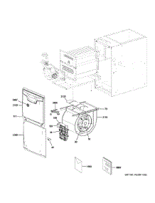 Cabinet (1) parts for Ge Furnace NF80X060S3A06 from AppliancePartsPros.com