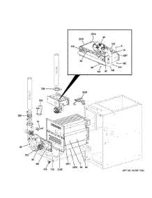 Cabinet 2 parts for Ge Furnace NF95X040S3BR0 from AppliancePartsPros.com