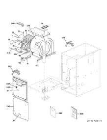 Cabinet (1) parts for Ge Furnace NF96D110V5C03 from AppliancePartsPros.com