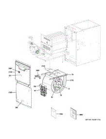 Cabinet (1) parts for Ge Furnace NF96U090V3C02 from AppliancePartsPros.com