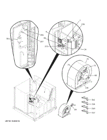 Cabinet (2) parts for Ge Furnace NP15G60VR1260 from AppliancePartsPros.com