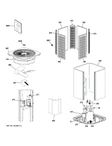 Room Air Conditioner parts for Ge Air Conditioner NS16A36SA500A from AppliancePartsPros.com