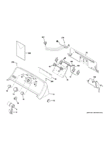 Controls Backsplash parts for Ge Washer NTW3811ST0WW from AppliancePartsPros.com