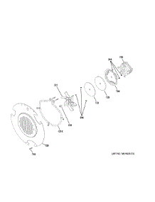 Convection Fan parts for Ge Range P2B940SEJ8SS from AppliancePartsPros.com