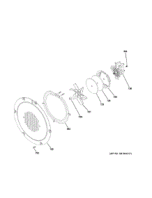 Convection Fan parts for Ge Range P2S930YP5FS from AppliancePartsPros.com
