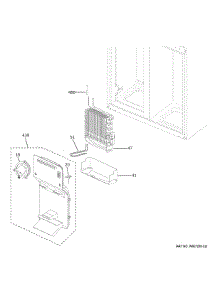 Convertible Section parts for Ge Refrigerator PAD28BYTBFS from AppliancePartsPros.com