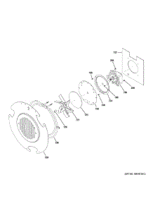 Convection Fan parts for Ge Range PB900YV1FS from AppliancePartsPros.com