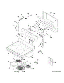 Control Panel Cooktop parts for Ge Range PB900YV2FS from AppliancePartsPros.com