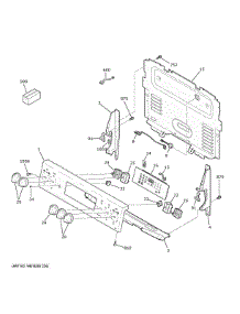 Control Panel parts for Ge Range PB935BP5TS from AppliancePartsPros.com
