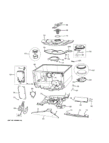 Tub Motor parts for Ge Washer PDD415PYY0FS from AppliancePartsPros.com