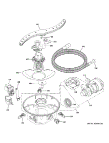 Motor Sump Filter Assembly parts for Ge Dishwasher PDT715SMN0ES from AppliancePartsPros.com