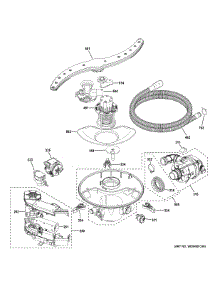 Motor, Sump & Filter Assembly parts for Ge Dishwasher PDT785SBNBTS from AppliancePartsPros.com