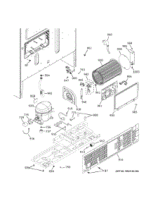 Machine Compartment parts for Ge Refrigerator PFD28KYNKFS from AppliancePartsPros.com