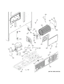Machine Compartment parts for Ge Refrigerator PFE28KMKRES from AppliancePartsPros.com