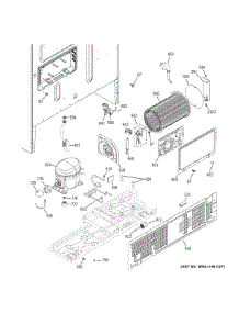 Machine Compartment parts for Ge Refrigerator PFE28PMKMES from AppliancePartsPros.com