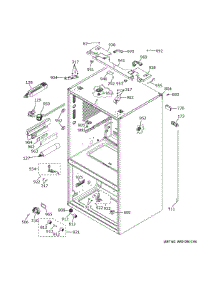 Case Parts parts for Ge Refrigerator PFE28PYNJFS from AppliancePartsPros.com