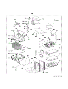 Machine Compartment parts for Ge Refrigerator PFH18HSPV0MC from AppliancePartsPros.com
