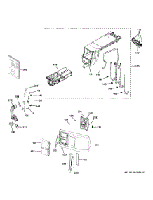 Controls & Dispenser parts for Ge Washer PFQ83HSSW0WW from AppliancePartsPros.com