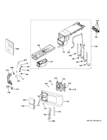 Controls & Dispenser parts for Ge Washer PFQ97HSPV0DS from AppliancePartsPros.com