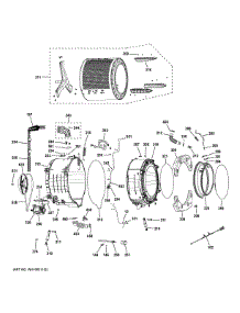 Tub Motor parts for Ge Washer PFW955SPW0DS from AppliancePartsPros.com