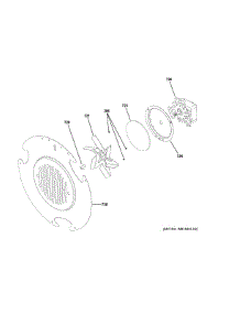 Convection Fan parts for Ge Range PGB911ZEJ6SS from AppliancePartsPros.com
