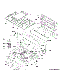 Control Panel Cooktop parts for Ge Range PGB930SEJ6SS from AppliancePartsPros.com