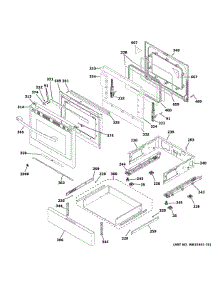 Door Drawer Parts parts for Ge Range PGB930SEJ7SS from AppliancePartsPros.com