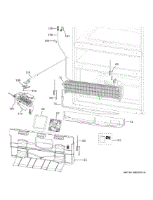 Freezer Section parts for Ge Refrigerator PGE29BYTBFS from AppliancePartsPros.com