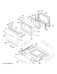 Door Drawer Parts parts for Ge Range PGS930BP2TS from AppliancePartsPros.com
