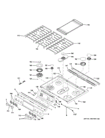 Control Panel & Cooktop parts for Ge Range PGS930BP4TS from AppliancePartsPros.com