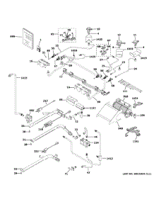 Gas Burner Parts parts for Ge Range PGS960YP3FS from AppliancePartsPros.com