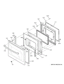 Door parts for Ge Range PHB920BJ8TS from AppliancePartsPros.com