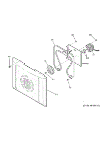 Convection Fan parts for Ge Range PHB920BJ8TS from AppliancePartsPros.com