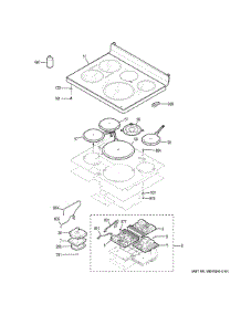 Cooktop parts for Ge Range PHB920FJ6DS from AppliancePartsPros.com