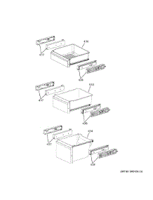 Convertible Shelves parts for Ge Refrigerator PHD23BYWBFS from AppliancePartsPros.com