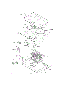Control Panel & Cooktop parts for Ge Cooktop PHP9030DT2BB from AppliancePartsPros.com