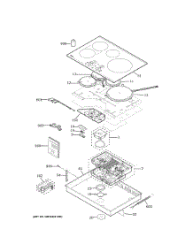 Control Panel & Cooktop parts for Ge Cooktop PHP9030ST2SS from AppliancePartsPros.com