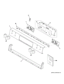 Control Panel parts for Ge Range PHS700AY1FS from AppliancePartsPros.com