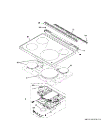 Cooktop parts for Ge Range PHS700AY1FS from AppliancePartsPros.com