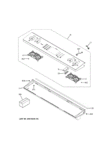Control Panel parts for Ge Range PHS930SL4SS from AppliancePartsPros.com