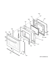 Flat Badge Asm parts for Ge Range PHS930YPCFS from AppliancePartsPros.com