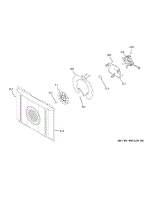 Convection Fan parts for Ge Range PHS93EYP1FS from AppliancePartsPros.com