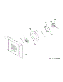 Convection Fan parts for Ge Range PHS93XYP4FS from AppliancePartsPros.com
