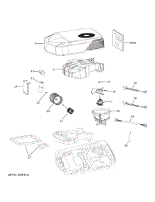 Room Air Conditioner parts for Ge Air Conditioner PLC13XAHWH2 from AppliancePartsPros.com