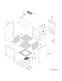 Body Parts parts for Ge Range PLS624DT2BB from AppliancePartsPros.com