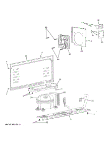 Machine Compartment parts for Ge Refrigerator PPV08R5YRBBB from AppliancePartsPros.com
